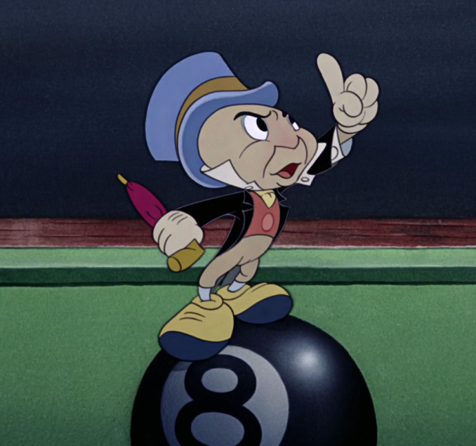 Jiminy Cricket "Pinocchio". 